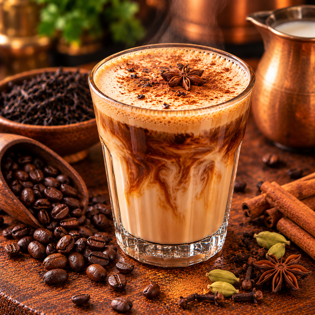 Dirty Chai (Chai + Espresso).
