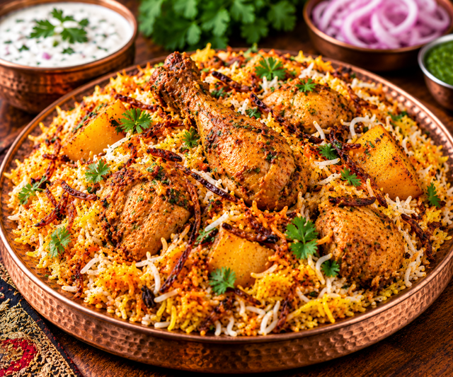 Karachi Chicken Biryani.