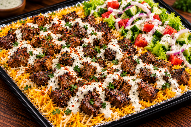Beef & Lamb Rice Platter.