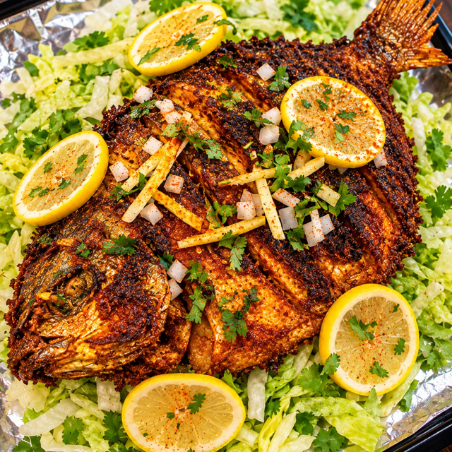 Golden Pompano Fry ( Whole Fish ).