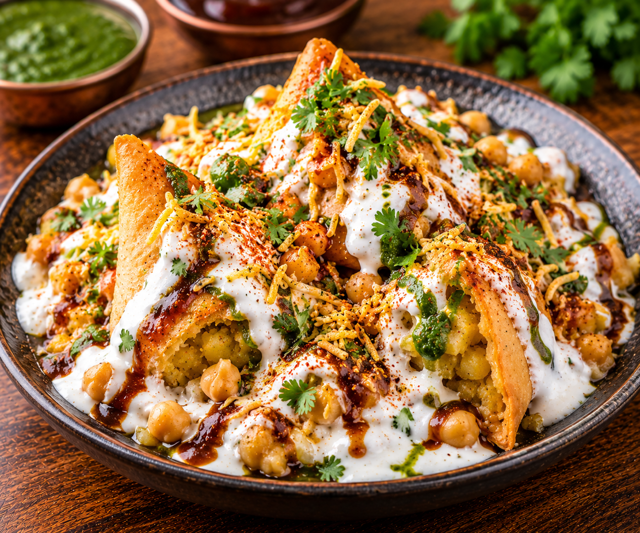 Samosa Chaat.