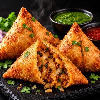 Onion Samosa (2Pc)