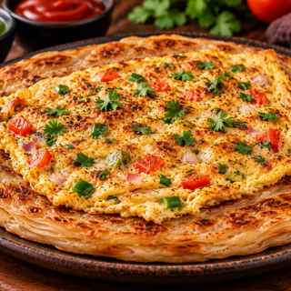 Omelette Paratha
