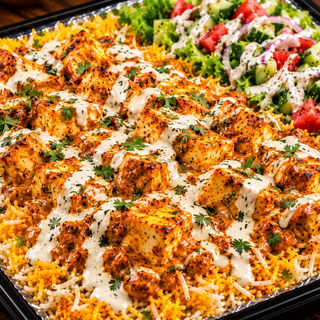 Butter Paneer Rice Platter