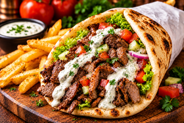 Beef & Lamb Gyro.