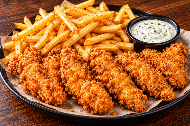 Tenders w/ Fries 6pc.
